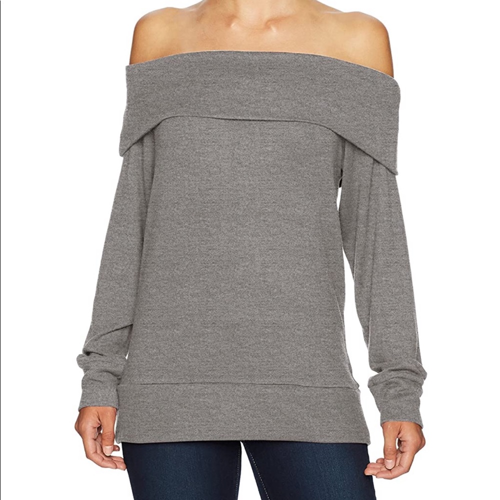 Cupcakes and Cashmere Off the Shoulder Sweater